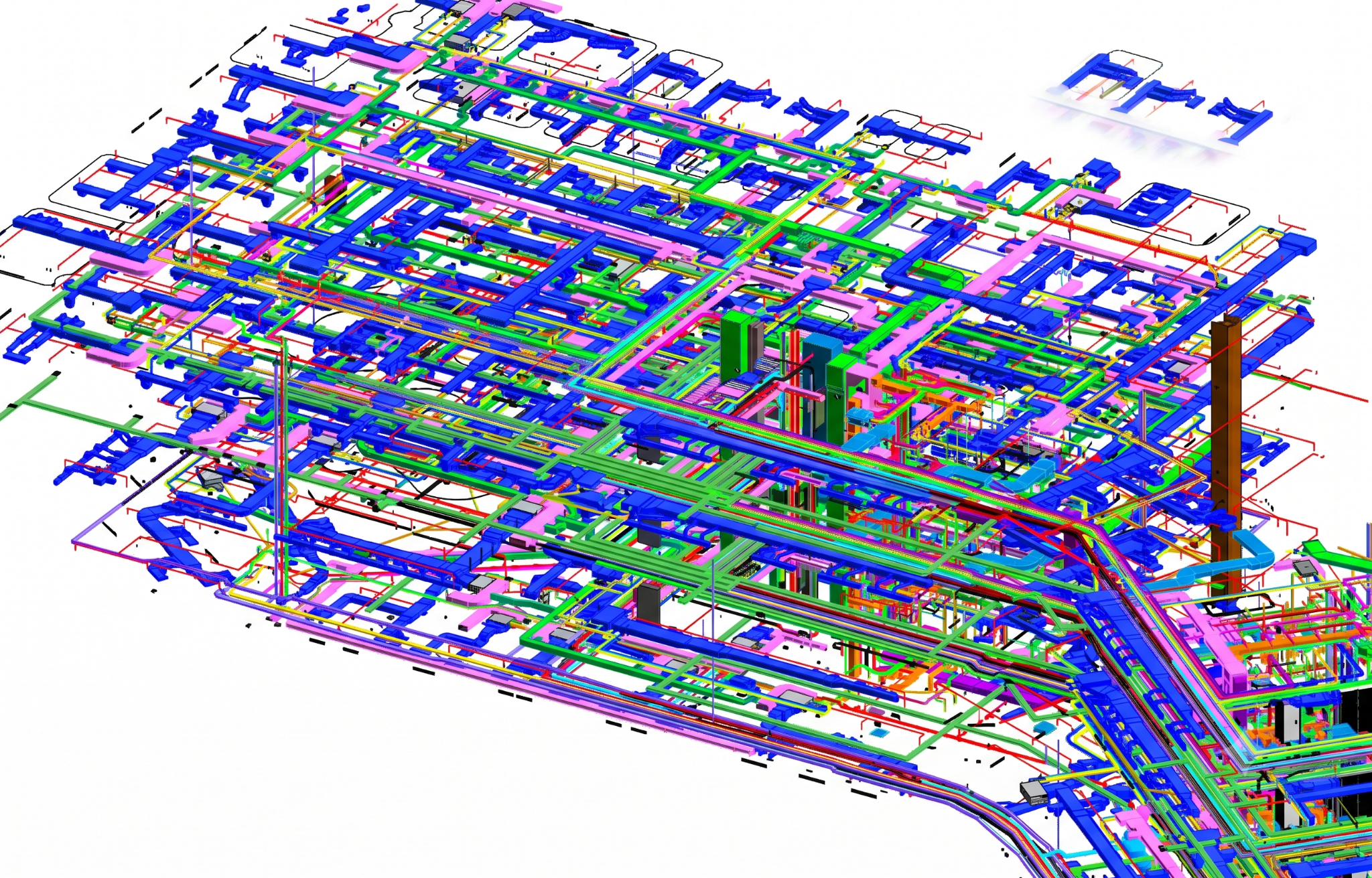 BIM modelling and multidisciplinary coordination