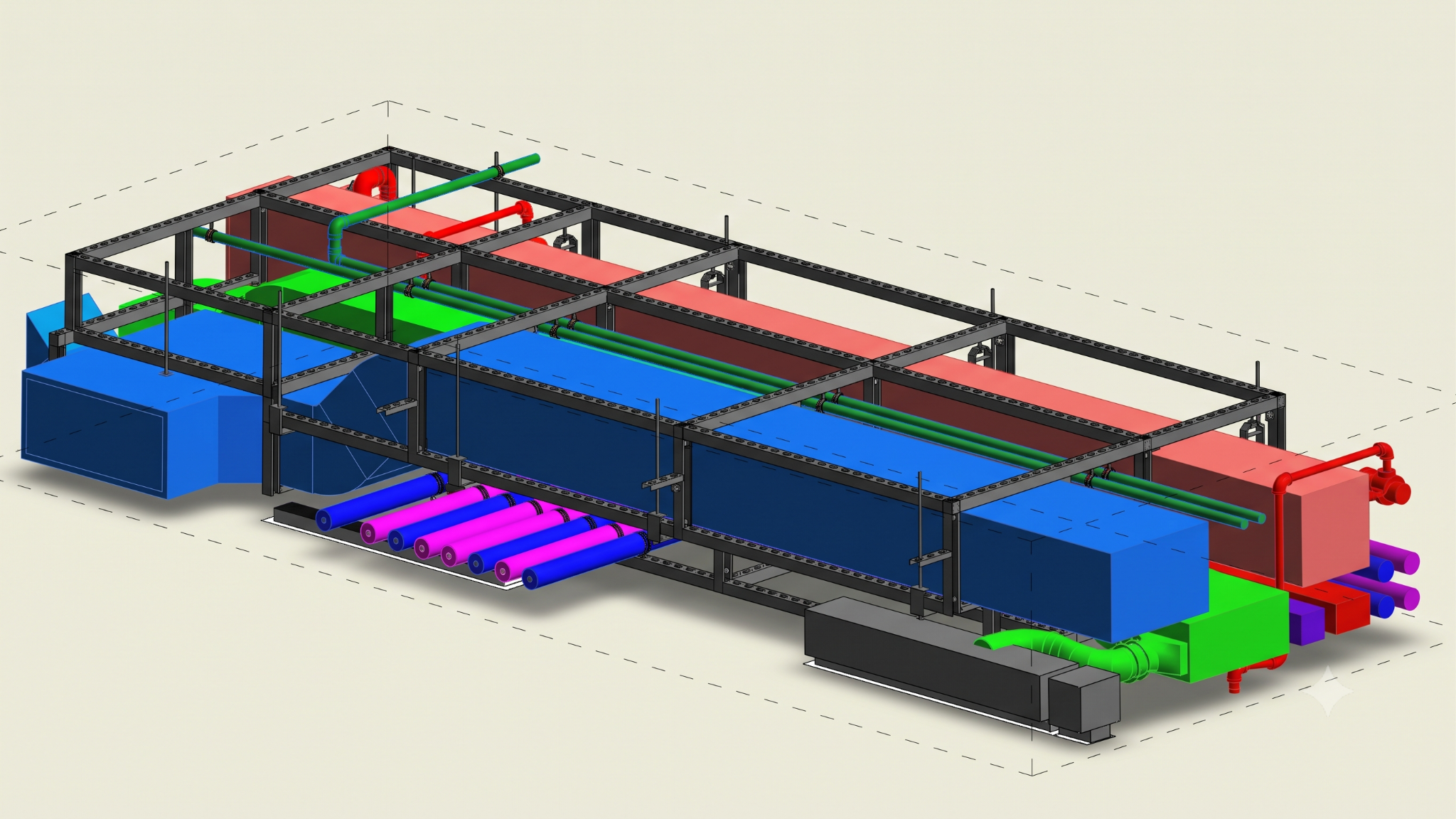 MEP modular and prefabrication model